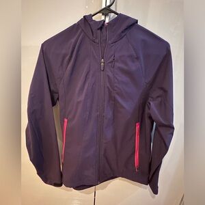 Icebreaker merino wool layer rain jacket